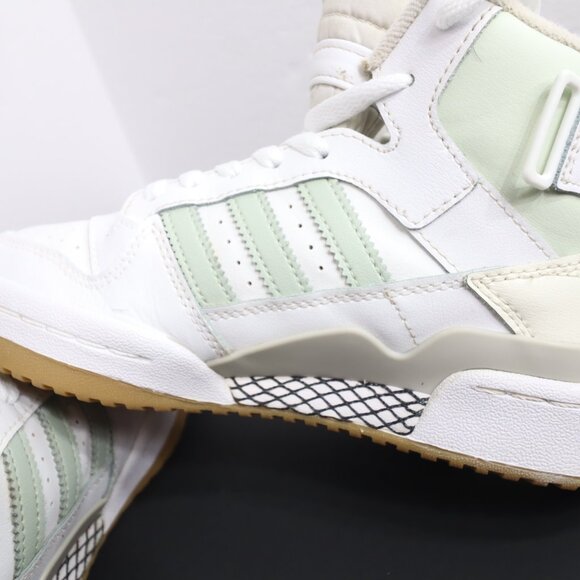 2022 Adidas Postmove Mid White Linen Green Women Size. us 6.5 - Picture 9 of 12